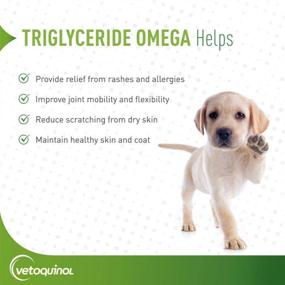 img 3 attached to 🐾 Vetoquinol Triglyceride Omega Dog & Cat Supplement Capsules for Small Breeds: 8-39 lbs, 250 Count