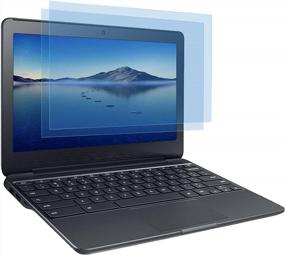 img 4 attached to 2 шт. 11,6 "защитная пленка для экрана с защитой от синего света для Acer Chromebook R11, Lenovo C330, Samsung 4 3, ASUS и Dell HP Chromebook