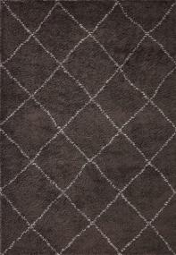 img 2 attached to Upgrade Your Space With The Stylish Loloi II Bliss Shag Collection BLS-04 Bark/Grey Area Rug, Measuring 5'-3" X 7'-6