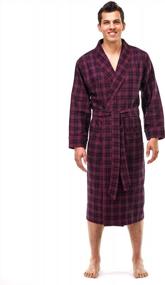 img 2 attached to Ultimate Comfort and Style: Men's Premium Flannel Robe X Large