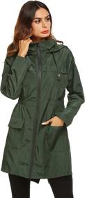 img 2 attached to 🌧️ LOMON Lightweight Waterproof Packable Raincoat for Women in Coats, Jackets & Vests