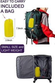 img 1 attached to 🌧️ LOMON Lightweight Waterproof Packable Raincoat for Women in Coats, Jackets & Vests