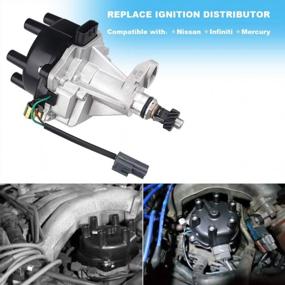 img 3 attached to JDMON Compatible With Ignition Distributor Nissan Truck Frontier Xterra Quest Pickup V6 1996-2004 Replace 22100-1W601 221000W001
