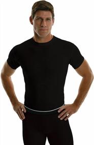 img 1 attached to Men'S Short Sleeve Thermoregulated Compression Athletic Shirts By Kleinert