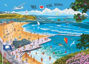 img 4 attached to We Love The Beach 1000 Piece Jigsaw Puzzle By Colorcraft
