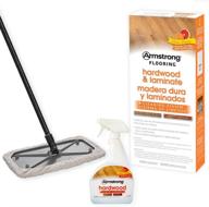 effortless floor care: armstrong hardwood and laminate cleaning system with spray cleaner, mop, and cloth mop cover kit logo