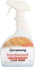 img 1 attached to Effortless Floor Care: Armstrong Hardwood and Laminate Cleaning System with Spray Cleaner, Mop, and Cloth Mop Cover Kit