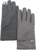 dahlia fleece lining touchscreen gloves men's accessories in gloves & mittens logo