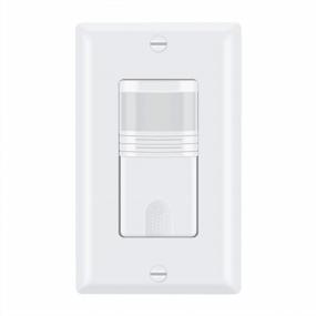 img 4 attached to Ecoeler 3-Way Motion Sensor Light Switch - Neutral Wire Required - UL Listed And FCC Approved - Indoor Motion Activated Switch - Pack Of 1