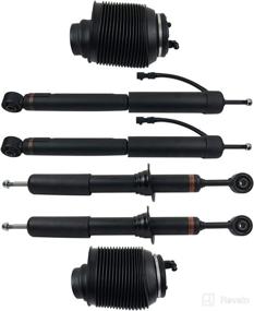 img 1 attached to 🚘 2003-2009 Lexus GX470 Air Suspension Front & Rear Shock Struts Springs Absorbers Replacement - 48530-69485 GELUOXI