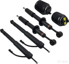 img 4 attached to 🚘 2003-2009 Lexus GX470 Air Suspension Front & Rear Shock Struts Springs Absorbers Replacement - 48530-69485 GELUOXI