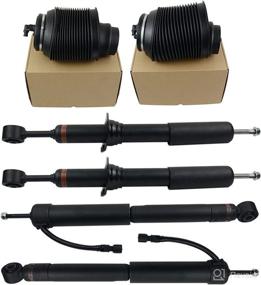 img 2 attached to 🚘 2003-2009 Lexus GX470 Air Suspension Front & Rear Shock Struts Springs Absorbers Replacement - 48530-69485 GELUOXI