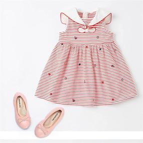 img 1 attached to 🩰 Elastic-Ballerina Toddler Girls' School Uniform Shoes: ADAMUMU