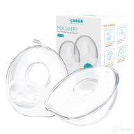breast shell milk savers - 2 pcs reusable nursing cups for breastfeeding, soft and friendly-skin breastmilk collector shells, protect sore nipples, collect leaking milk, soft shells (60 ml) logo