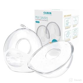 img 4 attached to Breast Shell Milk Savers - 2 PCS Reusable Nursing Cups for Breastfeeding, Soft and Friendly-Skin Breastmilk Collector Shells, Protect Sore Nipples, Collect Leaking Milk, Soft Shells (60 ml)