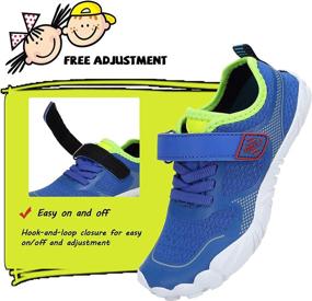 img 2 attached to Kids Toddler Non Slip Barefoot Sneakers Boys' Shoes ~ Outdoor