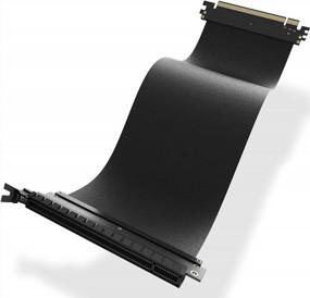 img 4 attached to Optimize Your GPU Power With ASIAHORSE'S High Shielding Property 180° Flexible PCI Express 3.0 16X Cable - 20Cm Riser Card Extension Port Adapter