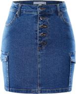 fashionmille women junior distressed skirt fws1103 light m women's clothing via skirts logo