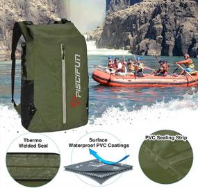 img 3 attached to Piscifun LT Dry Bag: The Ultimate Waterproof Backpack For Kayaking, Camping, And More!