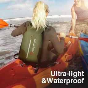 img 1 attached to Piscifun LT Dry Bag: The Ultimate Waterproof Backpack For Kayaking, Camping, And More!