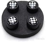 yaagoo for mini cooper tires rim 4pcs valve caps case decor cover (silver gj) логотип