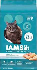 img 4 attached to IAMS PROACTIVE HEALTH Cat Food: Indoor Weight & Hairball Care, Chicken & Salmon Recipes