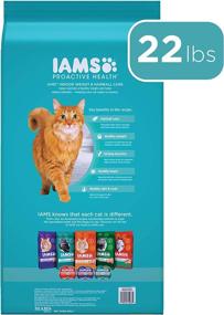 img 3 attached to IAMS PROACTIVE HEALTH Cat Food: Indoor Weight & Hairball Care, Chicken & Salmon Recipes