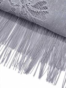 img 2 attached to Lace Shawls And Wraps For Weddings: Elegant Scarves For Women'S Evening Dresses With Fringe, Ideal For Brides And Bridesmaids, By Gorais