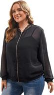 πΈ floerns women's floral sleeve baseball jacket - women's coats, jackets & vests logo