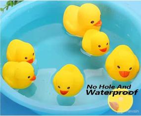 img 1 attached to 🦆 Non-Holey Kalafona Rubber Funny Ducks/Duckies Bath Toy - Ideal for IT Programmers, Office Desktop Decorations, Bulk Purchase Options