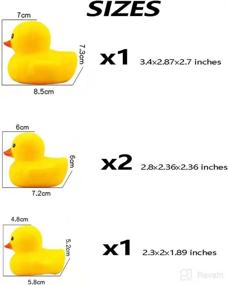 img 3 attached to 🦆 Non-Holey Kalafona Rubber Funny Ducks/Duckies Bath Toy - Ideal for IT Programmers, Office Desktop Decorations, Bulk Purchase Options