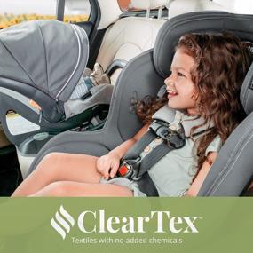 img 3 attached to Chicco NextFit Max ClearTex Convertible Car Seat - Rear-Facing For Infants 12-40Lbs And Forward-Facing For Toddlers 25-65Lbs In Chic Cove/Grey Design - Smart Baby Travel Gear