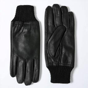 img 2 attached to Sheepskin Leather Cashmere Sanfiland Motorcycle Men's Accessories