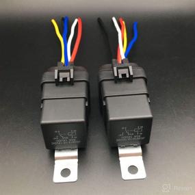 img 2 attached to ALLMOST New 2 PCS Trim & Tilt Relay Plug Socket Cook Mfg 7493 12V 80-amp P/N 119-7493 - High-Performance Boat Motor Accessory