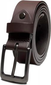 img 3 attached to Kolossus Belt For Men - Top Grain Leather Men'S Belts