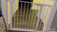 img 1 attached to Cumbor Auto-Close Extra Wide Safety Baby Gate For Stairs And Doorways, Hardware Or Pressure Mounted, Suitable For Dogs, Easy Walk-Through Pet Gate For Home - Winner Of Mom'S Choice Awards review by Matthew Davenport