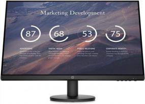 img 2 attached to 🖥️ HP P27V G4 FHD Monitor with Anti-Glare Screen, 1920X1080 Resolution – 9TT20A6#ABA