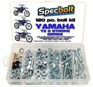 🔩 specbolt fasteners 120 piece bolt kit compatible with yamaha 2 stroke yz80 yz85 yz125 yz250 models логотип