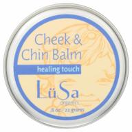 🌿 lusa organics cheek chin balm: питайте и успокаивайте с этим чудо-средством в объеме 0,8 унции логотип