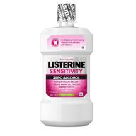 alcohol-free listerine sensitivity mouthwash for enhanced protection logo