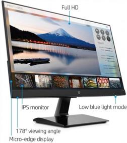 img 3 attached to HP 24M 24 Inch 1920X1080 Monitor 60Hz, Anti Glare Screen, Wide Screen