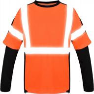 reflective safety shirt for running, cycling, walking and working - enhanced visibility for safety and comfort logo