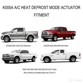 img 2 attached to 🔐 Air Door Actuator K005A: Replacement for Dodge Ram 1500/2500/3500 (2009-2010) & Ram 1500/2500/3500/4500/5500 (2011-2018) | 68089742AA Compatible | 604-005