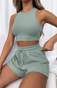img 3 attached to Stay Comfy And Stylish With Lingswallow 2 Piece Women'S Lounge Set