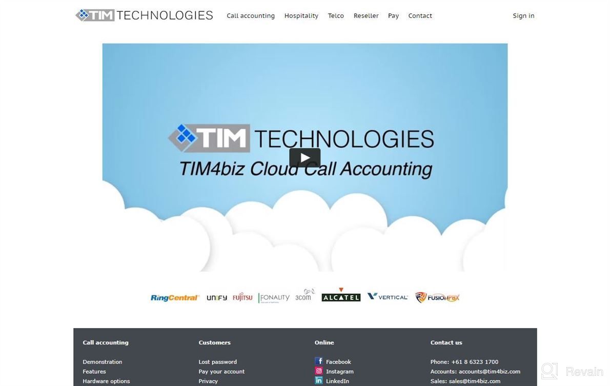 img 1 attached to TIM4biz Cloud Call Accounting review by Todd Mohr