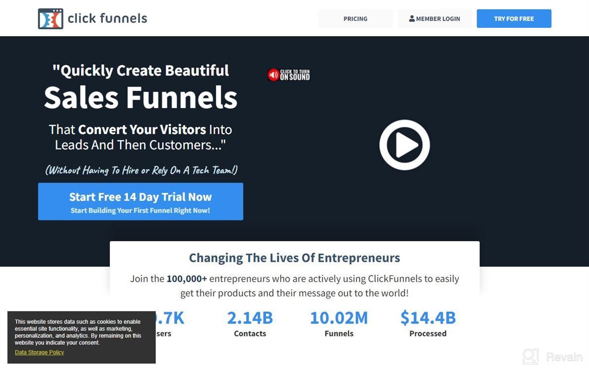 img 1 attached to ClickFunnels review by Logan Tripp