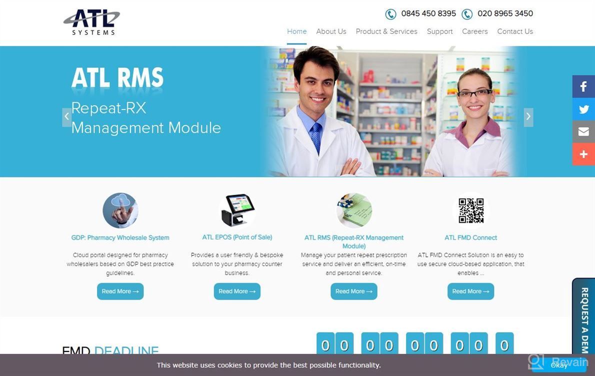 img 1 attached to ATL RMS (Repeat-prescription Management Software) review by Vincent Poolaw