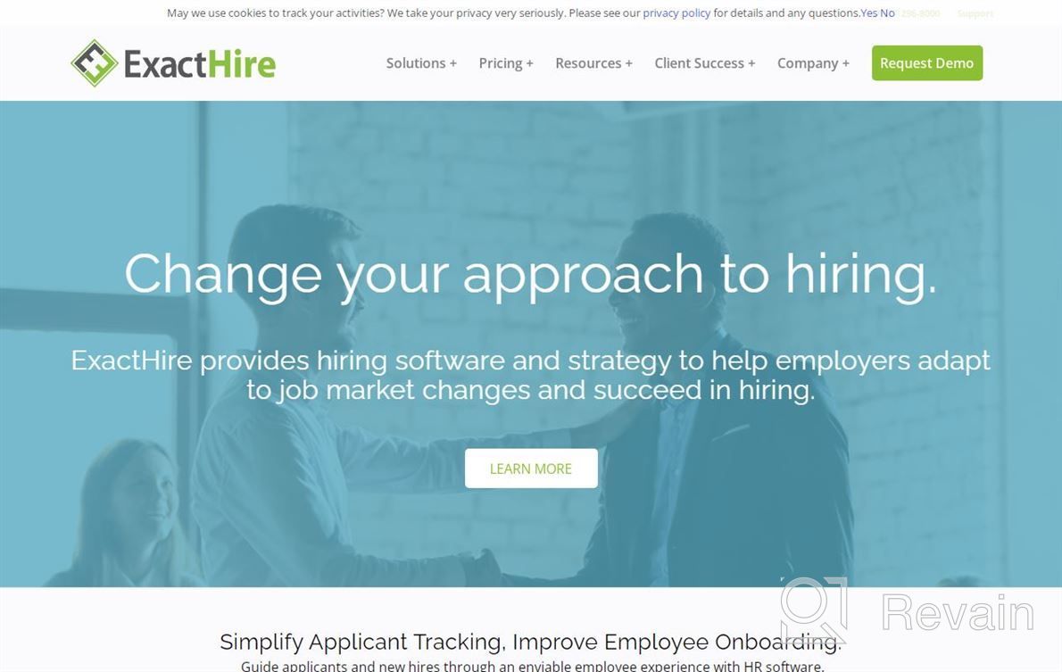 img 1 attached to ExactHire Applicant Tracking review by Scott Gafur