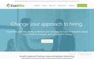 img 1 attached to ExactHire Applicant Tracking review by Scott Gafur