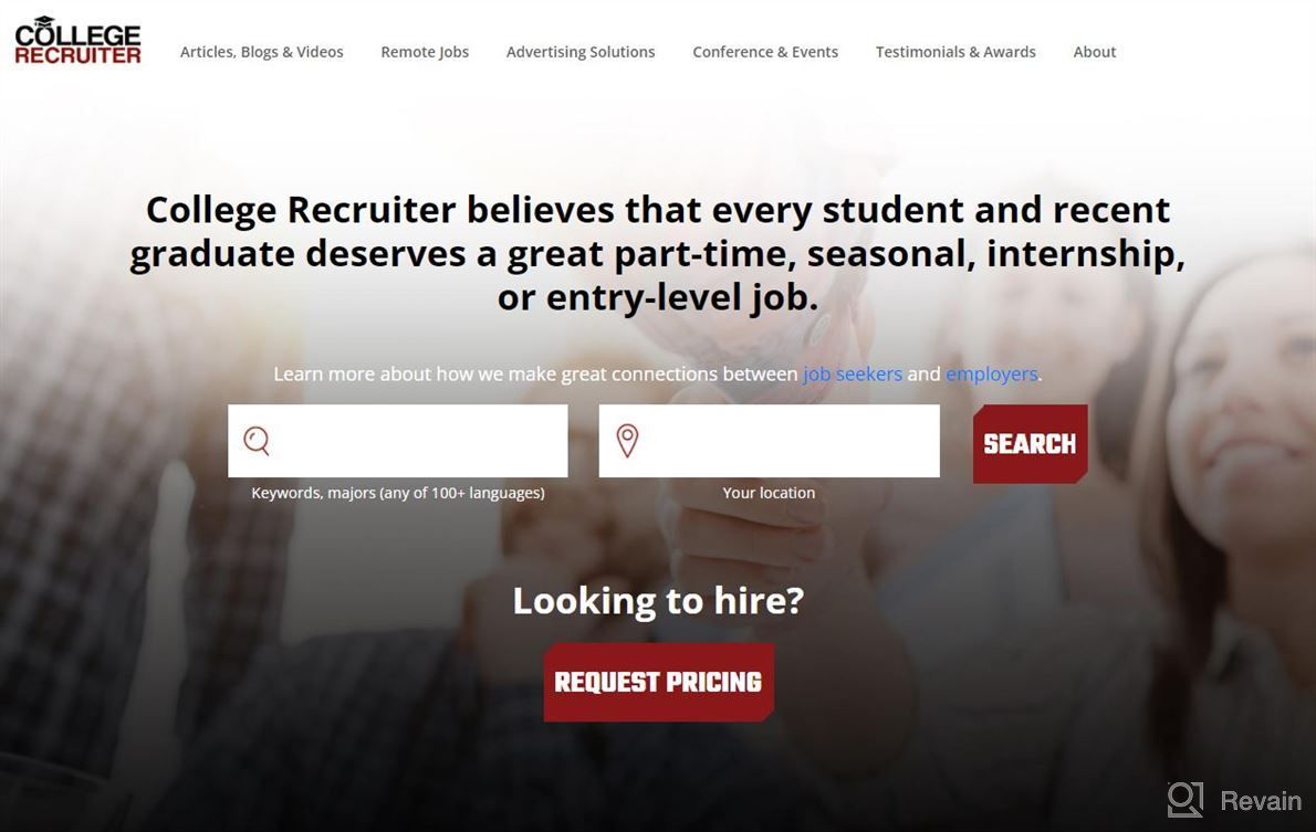 img 1 attached to College Recruiter review by Francisco Garcia